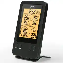 Netto Marken-Discount Alecto Professional Wetterstation mit Funksensor Schwarz Angebot