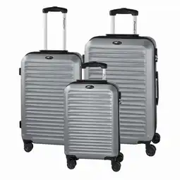 Netto Marken-Discount 3-tlg. Trolley-Set Havanna 2.0, silber Angebot