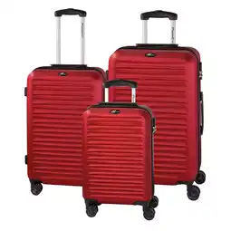 Netto Marken-Discount 3-tlg. Trolley-Set Havanna 2.0, rot Angebot