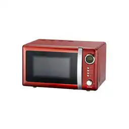 Netto Marken-Discount Melissa Mikrowelle elektronisch 20L 700W Chili Rot Angebot