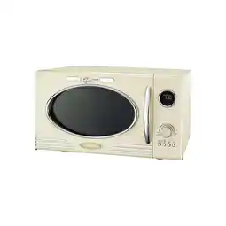 Netto Marken-Discount Melissa Mikrowelle elektronischer Grill 23L 800 W Creme Angebot