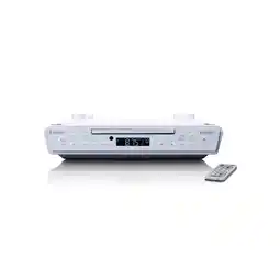 Netto Marken-Discount Lenco Küchenradio mit CD, Bluetooth und Fernbedienung Weiß Angebot