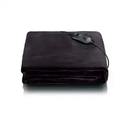 Netto Marken-Discount Melissa Heizung kariert 180x130cm 120W Schwarz Angebot