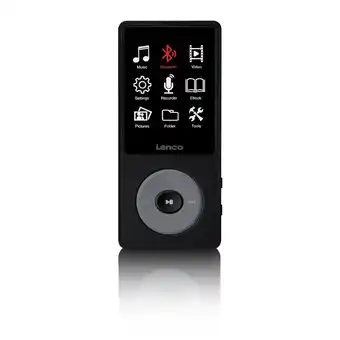 Netto Marken-Discount Lenco MP3/MP4-Player mit Bluetooth und 8 GB internem Speicher Schwarz Angebot