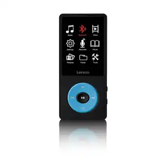 Netto Marken-Discount Lenco MP3/MP4-Player mit Bluetooth und 8 GB internem Speicher Blau Angebot