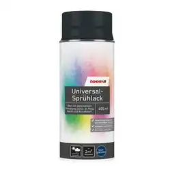 toom Baumarkt toom Universal-Sprühlack 'Mitternacht' tiefschwarz glänzend 400 ml Angebot