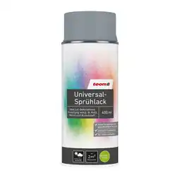 toom Baumarkt toom Universal-Sprühlack 'Stadtgeflüster' silbergrau seidenmatt 400 ml Angebot