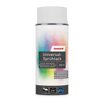 toom Baumarkt toom Universal-Sprühlack 'Eisblume' weiß glänzend 400 ml Angebot