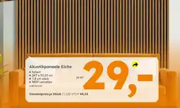 Globus Baumarkt Akustikpaneele Eiche Angebot