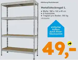 Globus Baumarkt Metallsteckregal L Angebot