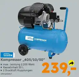 Globus Baumarkt Güde Kompressor „,405/10/50" Angebot