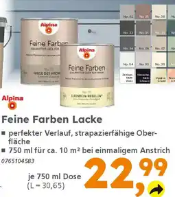 Globus Baumarkt Alpina Feine Farben Lacke Angebot