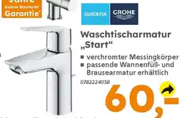 Globus Baumarkt QUICK FIX GROHE Waschtischarmatur ,,Start" Angebot