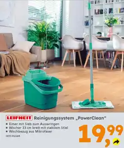 Globus Baumarkt LEIFHEIT Reinigungssystem „PowerClean" Angebot