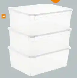 Globus Baumarkt rotho 3er Set Clear Box 10 L Angebot