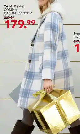 Peek & Cloppenburg Hamburg COMMA CASUAL IDENTITY 2-in-1-Mantel Angebot