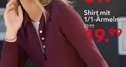 Peek & Cloppenburg Hamburg IPURI ESSENTIALS Shirt mit 1/1-Ärmeln Angebot