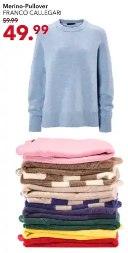 Peek & Cloppenburg Hamburg FRANCO CALLEGARI Merino-Pullover Angebot