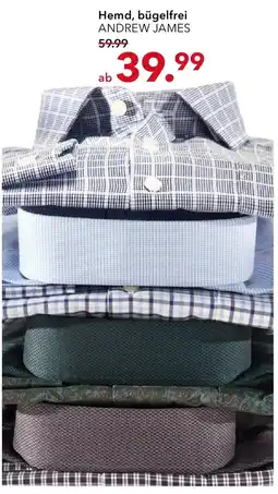 Peek & Cloppenburg Hamburg ANDREW JAMES Hemd, bügelfrei Angebot