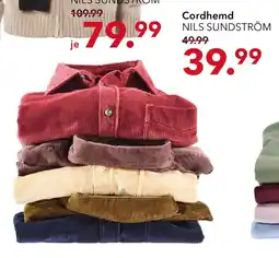 Peek & Cloppenburg Hamburg NILS SUNDSTRÖM Cordhemd Angebot