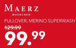 Peek & Cloppenburg Hamburg MAERZ PULLOVER, MERINO SUPERWASH Angebot