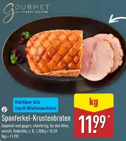 Aldi Nord GOURMET FINEST CUISINE Spanferkel-Krustenbraten Angebot