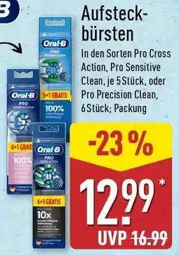 Aldi Nord Oral-B Aufsteckbürsten Angebot
