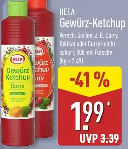 Aldi Nord HELA Gewürz-Ketchup Angebot