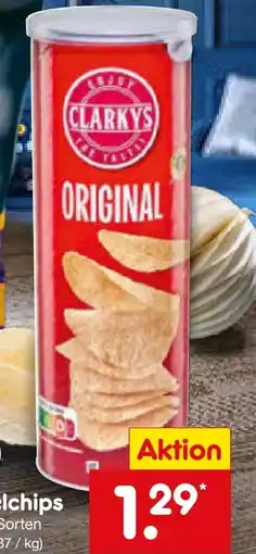 Netto Marken-Discount Clarky's Stapelchips Angebot