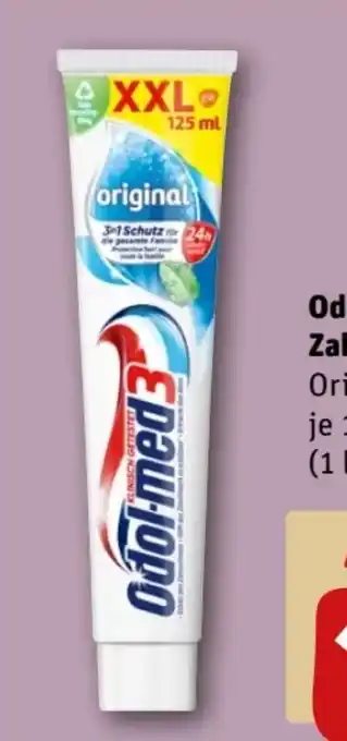 REWE Odol-Med 3 Zahncreme Original XXL Angebot