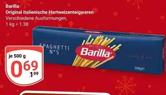 Globus Barilla original italienische hartweizenteigwaren Angebot