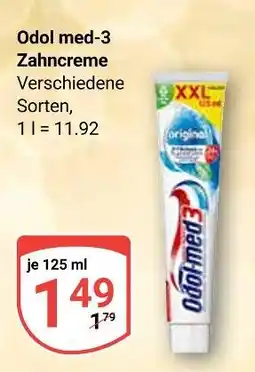 Globus Odol med-3 zahncreme Angebot