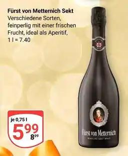 Globus Fürst von metternich sekt Angebot