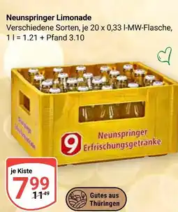 Globus Neunspringer limonade Angebot