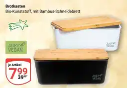 Globus Just vegan brotkasten Angebot