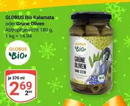 Globus Globus bio kalamata oliven Angebot