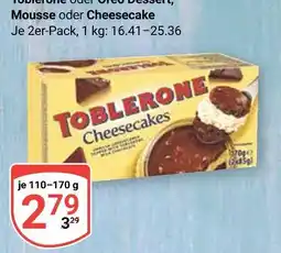 Globus Toblerone cheesecakes Angebot