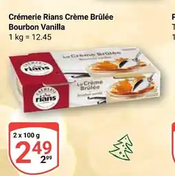 Globus Rians crème brûlée bourbon vanilla Angebot