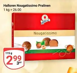 Globus Halloren nougatissimo pralinen Angebot