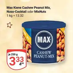 Globus Max cashew peanut mix Angebot