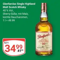 Globus Glenfarclas single highland malt scotch whisky Angebot