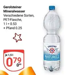 Globus Gerolsteiner mineralwasser Angebot