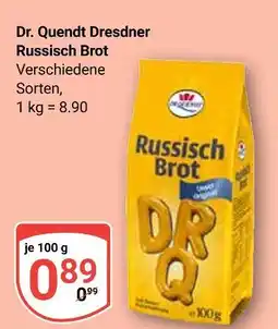 Globus Dr. quendt dresdner russisch brot Angebot