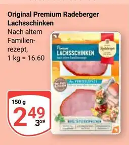 Globus Radeberger original premium lachsschinken Angebot