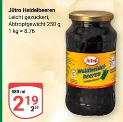 Globus Jütro waldheidelbeeren Angebot