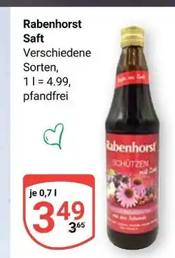 Globus Rabenhorst saft Angebot