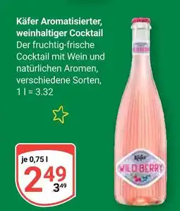 Globus Käfer aromatisierter, weinhaltiger cocktail Angebot