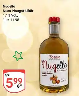 Globus Boente nugello nuss-nougat-likör Angebot