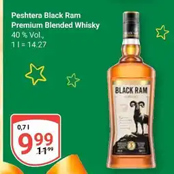 Globus Peshtera black ram premium blended whisky Angebot