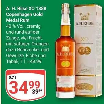 Globus A. h. riise xo 1888 copenhagen gold medal rum Angebot